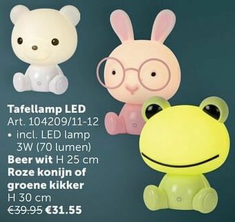 Zelfbouwmarkt Tafellamp led aanbieding