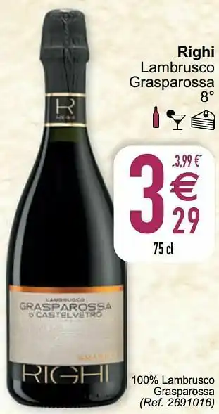 Righi lambrusco grasparossa