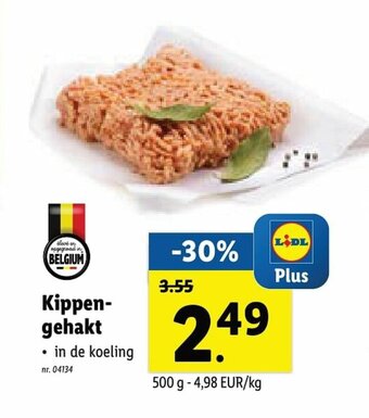 Lidl Kippengehakt aanbieding