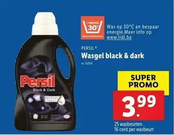 Lidl Persil Wasgel black & dark aanbieding