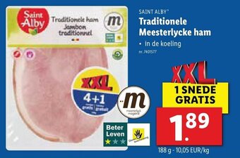 Lidl Saint Alby Traditionele Meesterlycke ham aanbieding