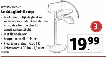 Lidl Livarno Home Leddaglichtlamp aanbieding