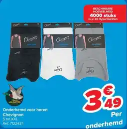Onderhemd voor heren Chevignon S tot XXL