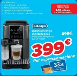 Carrefour Espressomachine ECAM223.61GB aanbieding