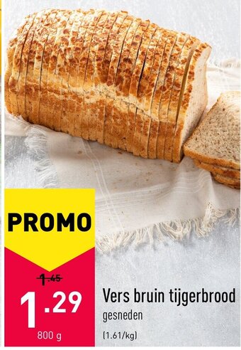 ALDI Vers bruin tijgerbrood 800g aanbieding