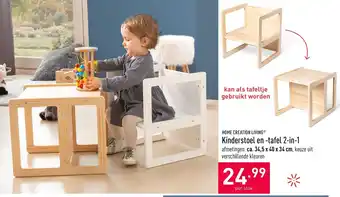 ALDI Home Creation Living Kinderstoel en -tafel 2in1 aanbieding