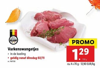 Lidl Varkenswangetjes aanbieding