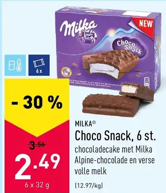 ALDI Milka Choco Snack 6*32g aanbieding