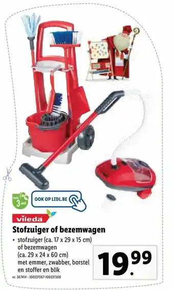 Stofzuiger of bezemwagen