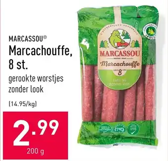 ALDI Marcassou Marcachouffe 200g aanbieding