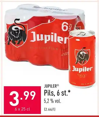 ALDI Jupiler Pils 6*250ml aanbieding