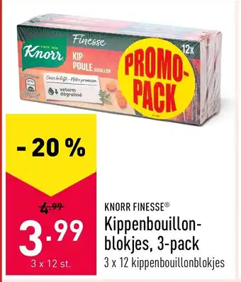 Knorr Finesse Kippenbouillonblokjes 3*12st
