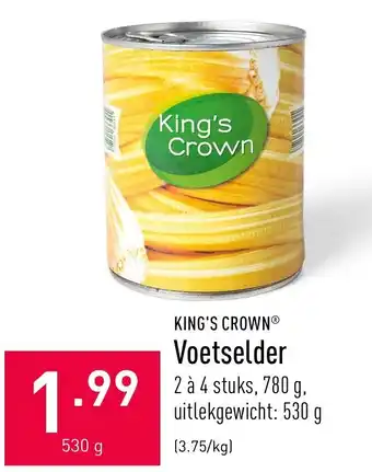 ALDI King's Crown Voetselder 530g aanbieding