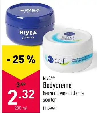ALDI Nivea Bodycreme 200ml aanbieding