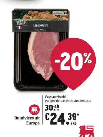 Delhaize Rundvlees uit Europa aanbieding