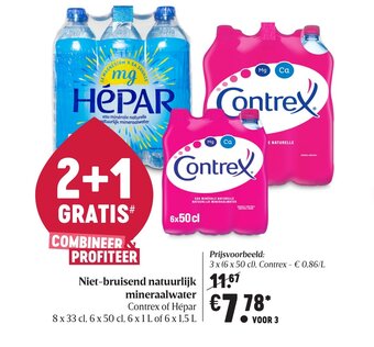 Delhaize Niet-bruisend natuurlijk mineraalwater aanbieding