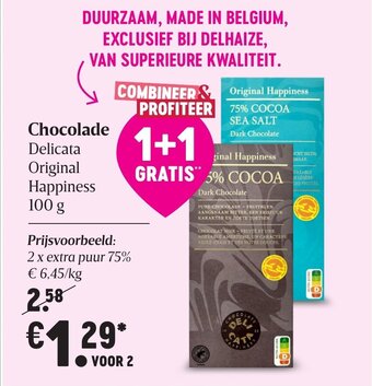 Delhaize Chocolade aanbieding