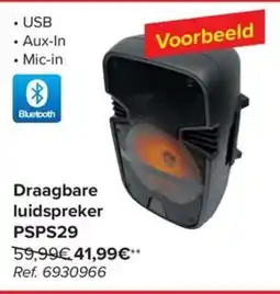 Carrefour Draagbare luidspreker PSPS29 aanbieding
