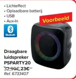 Carrefour Draagbare luidspreker PSPARTY20 aanbieding