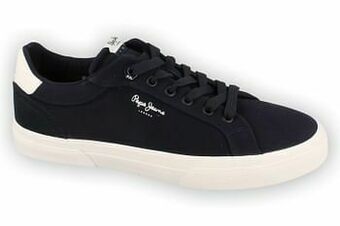 Berca Shoes Pepe Jeans Veterschoen Heren Kenton Classic Twill - Blauw aanbieding