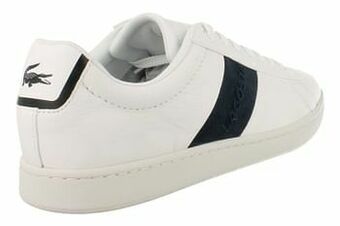 Berca Shoes Lacoste Sneaker Laag Heren Carnaby Evo Leather - Wit aanbieding