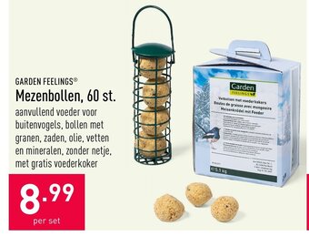 ALDI Garden Feelings Mezenbollen 60st aanbieding