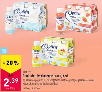 Optifit Cholesterolverlagende drank 6*100g