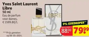 Kruidvat Yves Saint Laurent Libre aanbieding