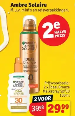 Kruidvat Ambre Solaire aanbieding