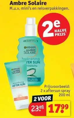 Kruidvat Ambre Solaire aanbieding