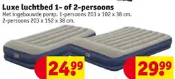 Kruidvat Luxe luchtbed 1- of 2-persoons aanbieding