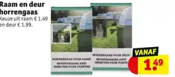 Raam en deur horrengaas