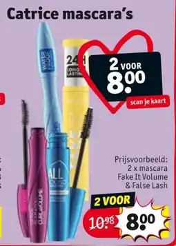 Kruidvat Catrice mascara’s aanbieding