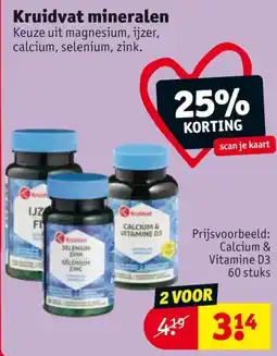 Kruidvat Kruidvat mineralen aanbieding