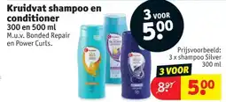 Kruidvat Kruidvat shampoo en conditioner aanbieding