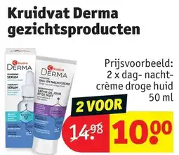 Kruidvat Kruidvat Derma gezichtsproducten aanbieding