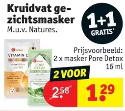 Kruidvat Kruidvat gezichtsmasker aanbieding