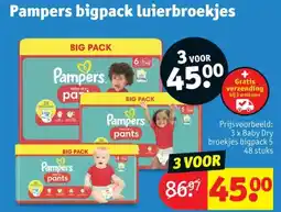 Kruidvat Pampers bigpack luierbroekjes aanbieding