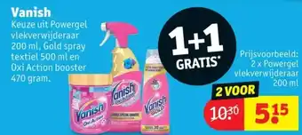 Kruidvat Vanish aanbieding