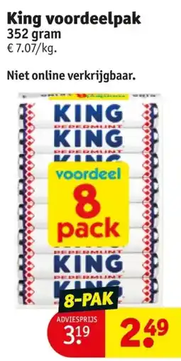 Kruidvat King voordeelpak aanbieding