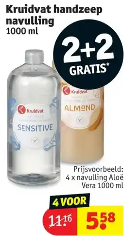 Kruidvat Kruidvat handzeep navulling aanbieding