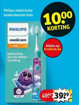 Kruidvat Philips elektrische tandenborstel kids aanbieding