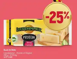 Delhaize Leerdammer - Protein of Original Kaas in blok aanbieding