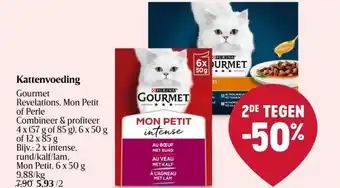 Delhaize Gourmet Revelations, Mon Petit of Perle Kattenvoeding aanbieding