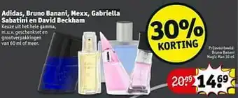 Kruidvat Bruno banani magic man edt aanbieding