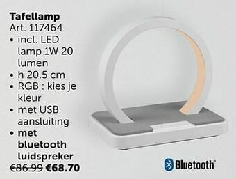 Zelfbouwmarkt Tafellamp aanbieding