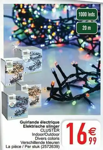 Cora Guirlande électrique elektrische slinger cluster aanbieding