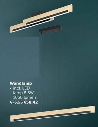 Zelfbouwmarkt Wandlamp aanbieding