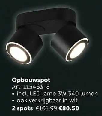 Zelfbouwmarkt Opbouwspot 2 spots aanbieding