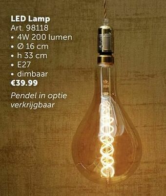 Zelfbouwmarkt Led lamp aanbieding